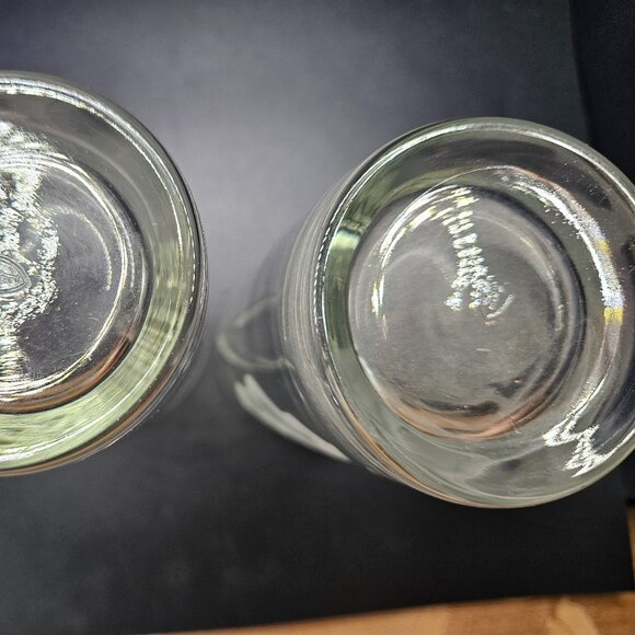 Vintage Etched Drinking Glasses Set of 2 - Picture 8 of 10